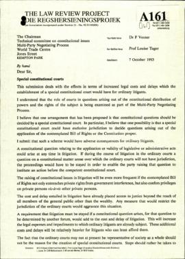 The Law Review Project – special constitutional courts: the effects in terms of increase legal co...