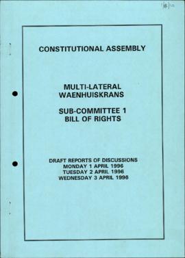 Draft report: Multilateral Discussions on the Bill of Rights