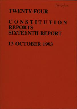 Sixteenth report