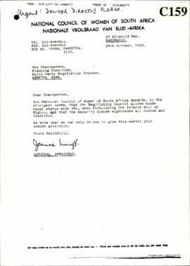 National Council of Women of South Africa - Submission