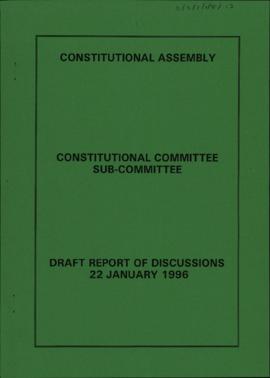 Draft report of discussions