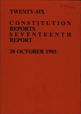 Seventeenth report