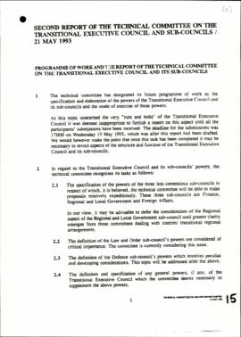 Second report