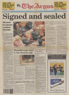 The Argus: Signed and sealed