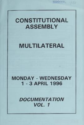 Multilateral: Documentation vol. 1