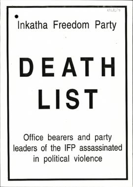 Death list L IFP