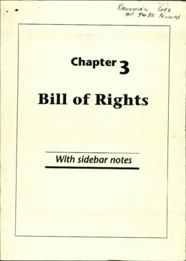 Chapter 3: Bill of Rights with sidebar notes