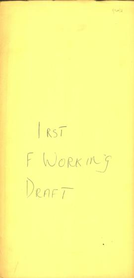 First working draft