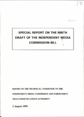 Special report on the ninth draft of IMC bill