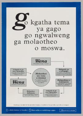 go kgatha tema ya gago go ngwalweng ga molaotheo o moswa