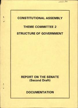 Report on the Senate (Second Draft)