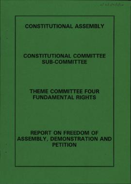 Report on Freedom of Assembly, Demonstration and Petition