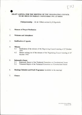 Agendas