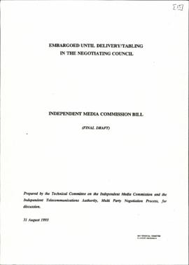 Final draft of the IMC bill