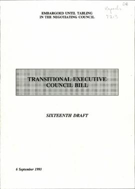 Tec bill (Sixteenth draft)