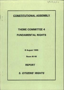 Report: 5. Citizens rights