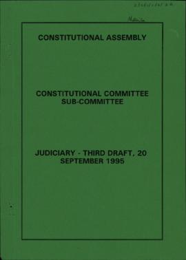 Judiciary - Third Draft