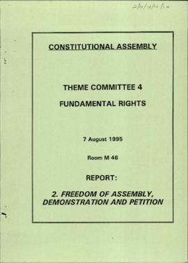 Report: 2. Freedom of Assembly, Demonstration and Petition