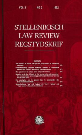 Publication: A Charter for Social Justice – Prof. H Corder (and others)