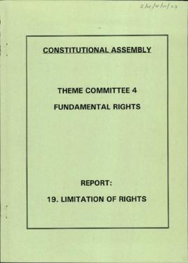 Report: 19. Limitation of rights