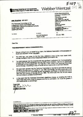 National Association of Broadcasters of South and Southern Africa - Request for late submission o...