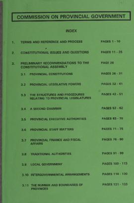 Commission on Provincial Government