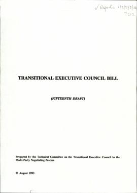 Tec bill (Fifteenth draft)