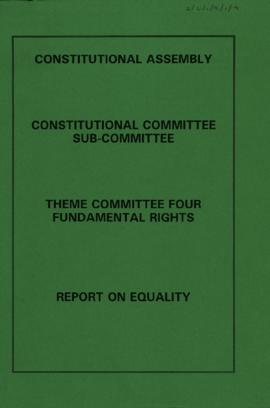 Report on Equality