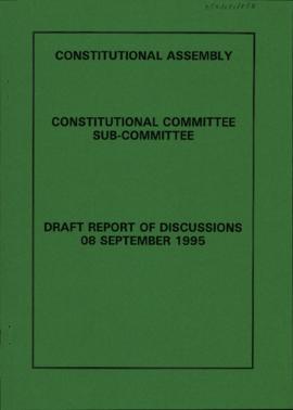 Draft report of discussions