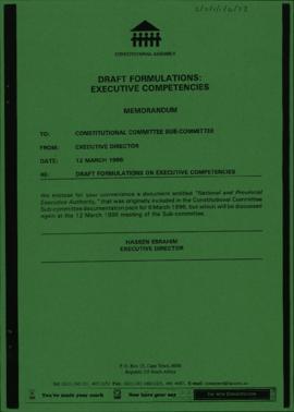 Constitutional Committee Sub-Committee: Draft Formulations on Finance formulations on National an...
