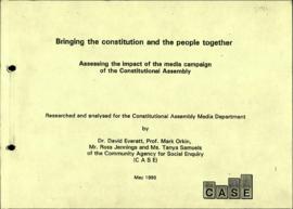 Bringing the constitution and the people together: Assessing the impact of the media campaign of ...