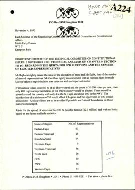 Donald Simpson – Chapter 9 Section 101(4) of Eighteenth Report – 8/11/93