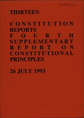 Fourth supplementary report on constitutional principles