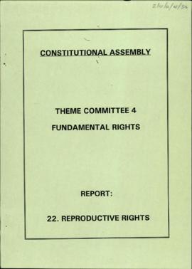 Report: 22. Reproductive rights