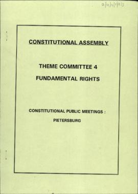Constitutional public meetings: Pietersburg
