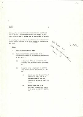 Sex discrimination against women