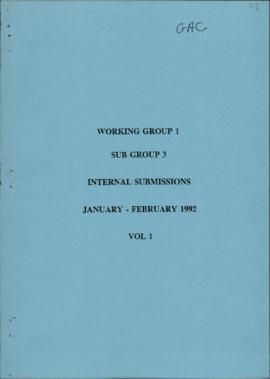 Package of Internal Submissions Vol. 1.