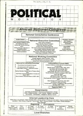 Political Monitor: African National Congress