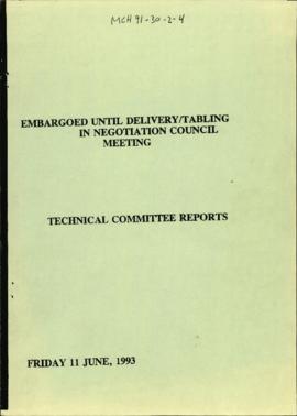 Technical Committee Reports