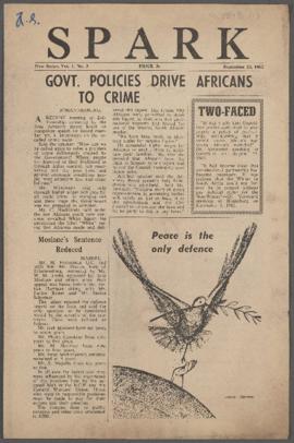 Spark Vol.1 No.3: Govt. Policies Drive Africans to Crime