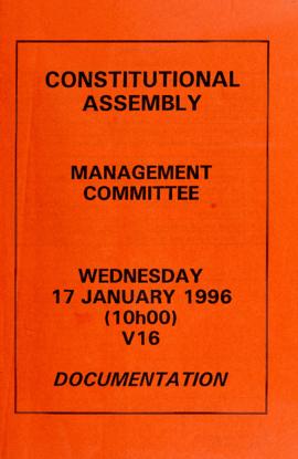 Constitutional Assembly Management Committee Documentation