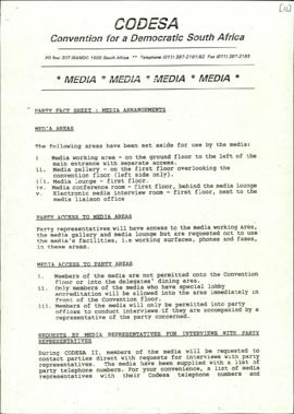 Media fact sheet