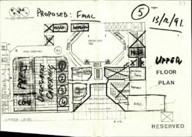 Upper Floor Plan (Proposed as final plan)