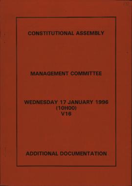 Constitutional Assembly Management Committee Documentation