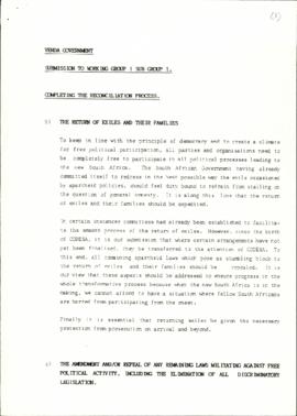 Venda Government: Completing the reconciliation process