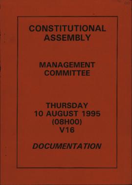 Constitutional Assembly Management Committee Documentation