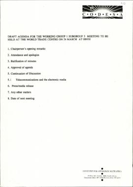 Agenda
