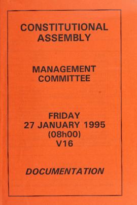 Constitutional Assembly Management Committee Documentation