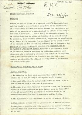 Recommendations on Discipline