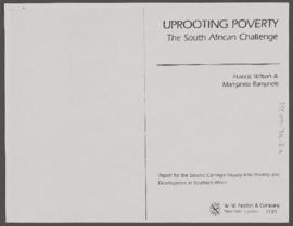 Uprooting Poverty: The South African Challenge